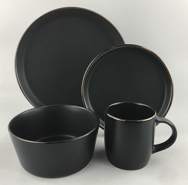 Black-Matte-glaze-dinner-set-NJD2020
