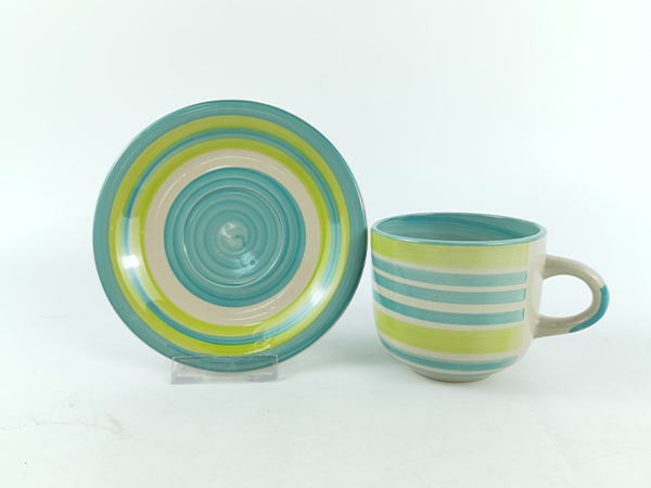 350ml cup&saucer for coffee used in restaurant/home
