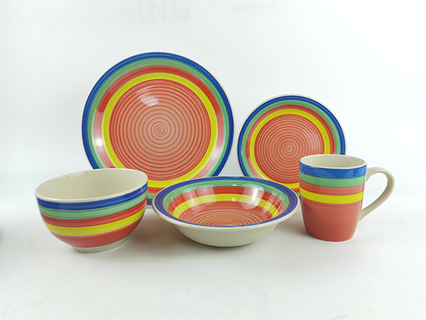 customized combination dinnerware for family/restaurant used 