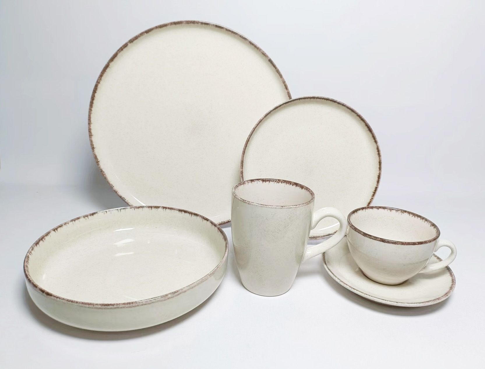 STONWARE DINNER SET