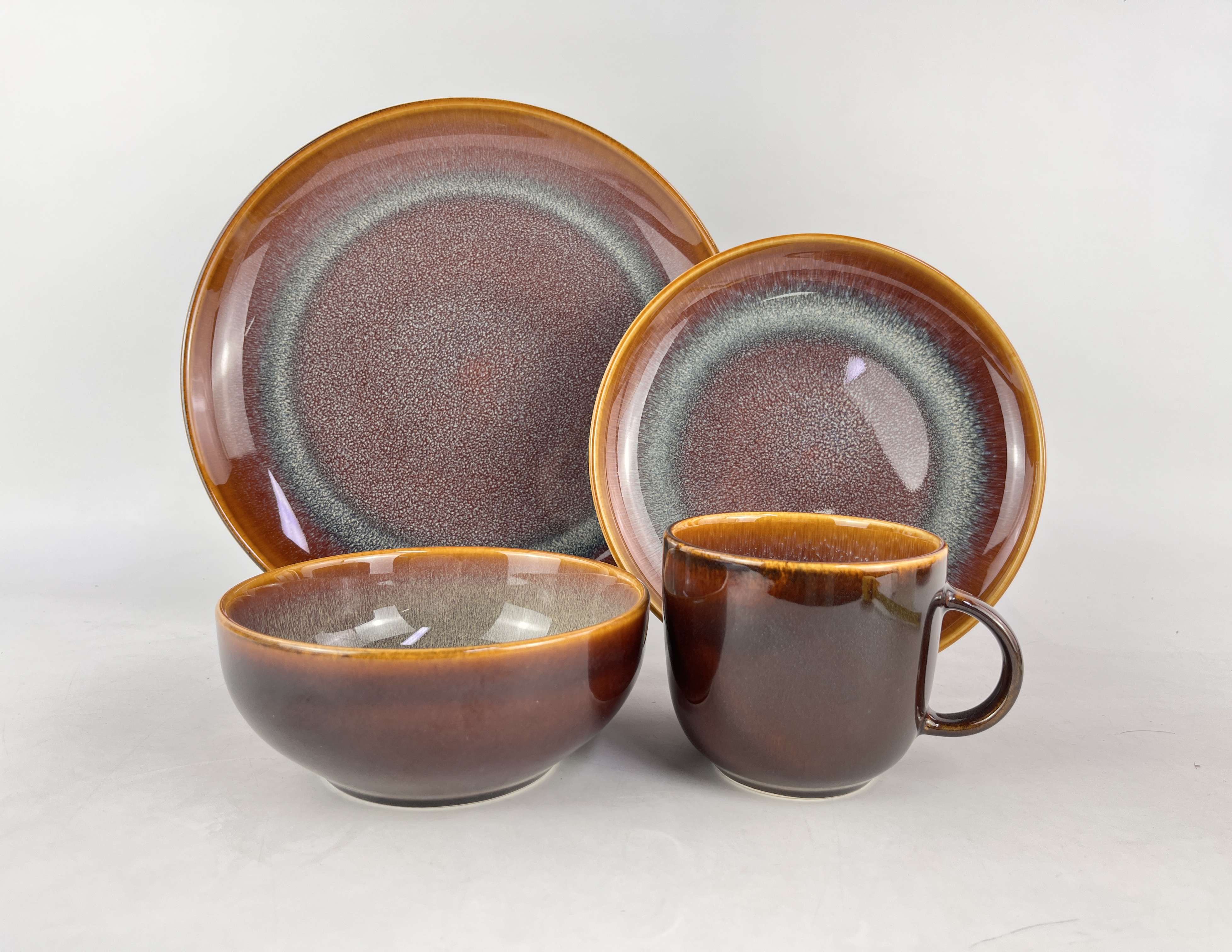 16PCS   STONEWARE   DINNER   SET