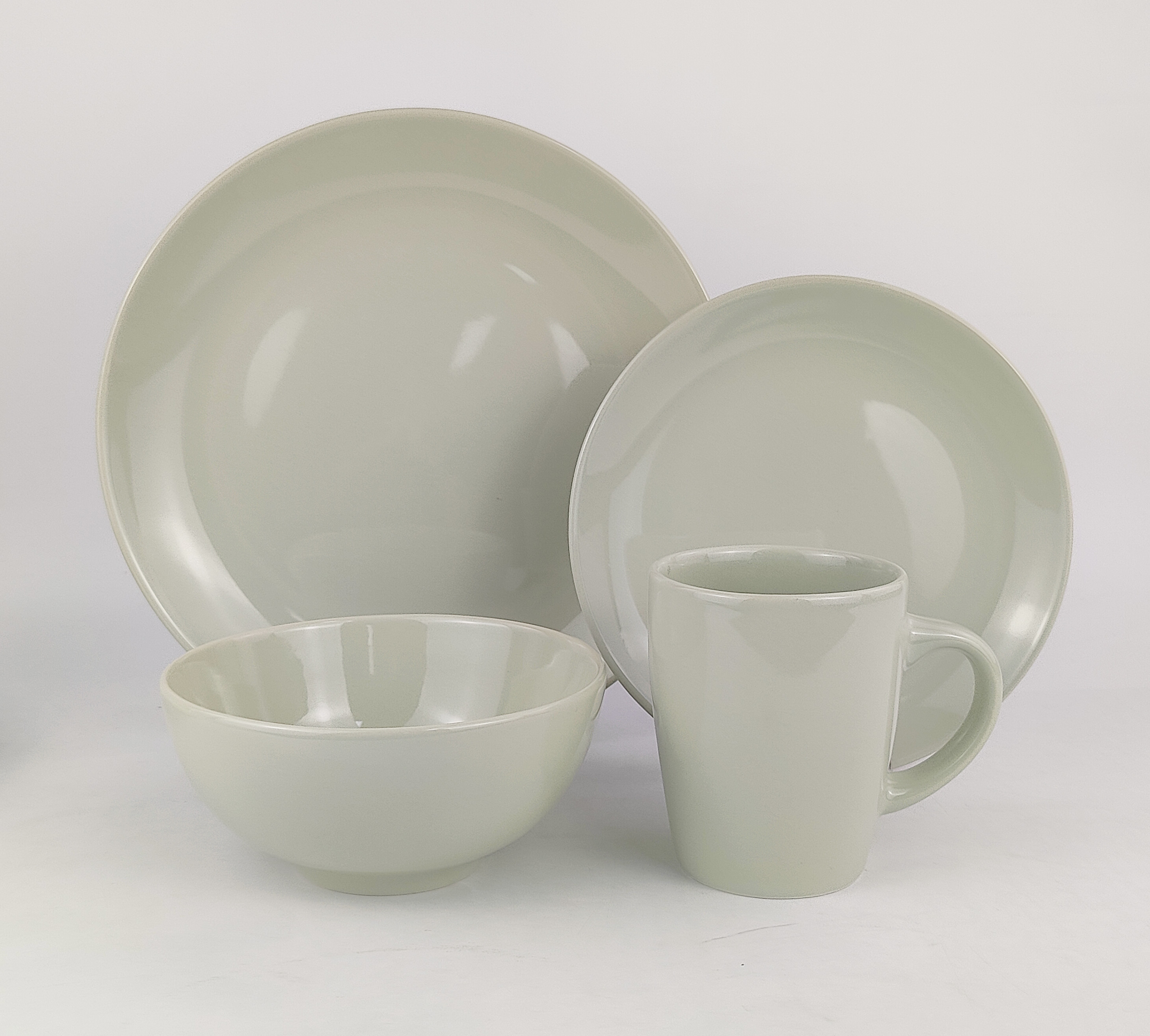 16PCS   STONEWARE   DINNER   SET