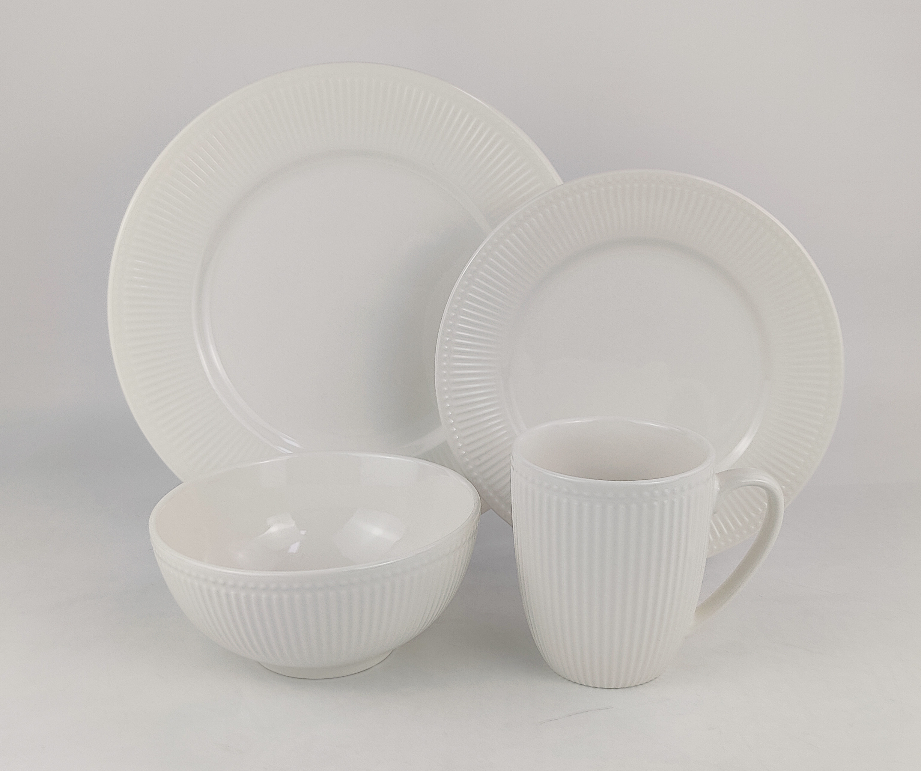 16PCS   STONEWARE   DINNER   SET