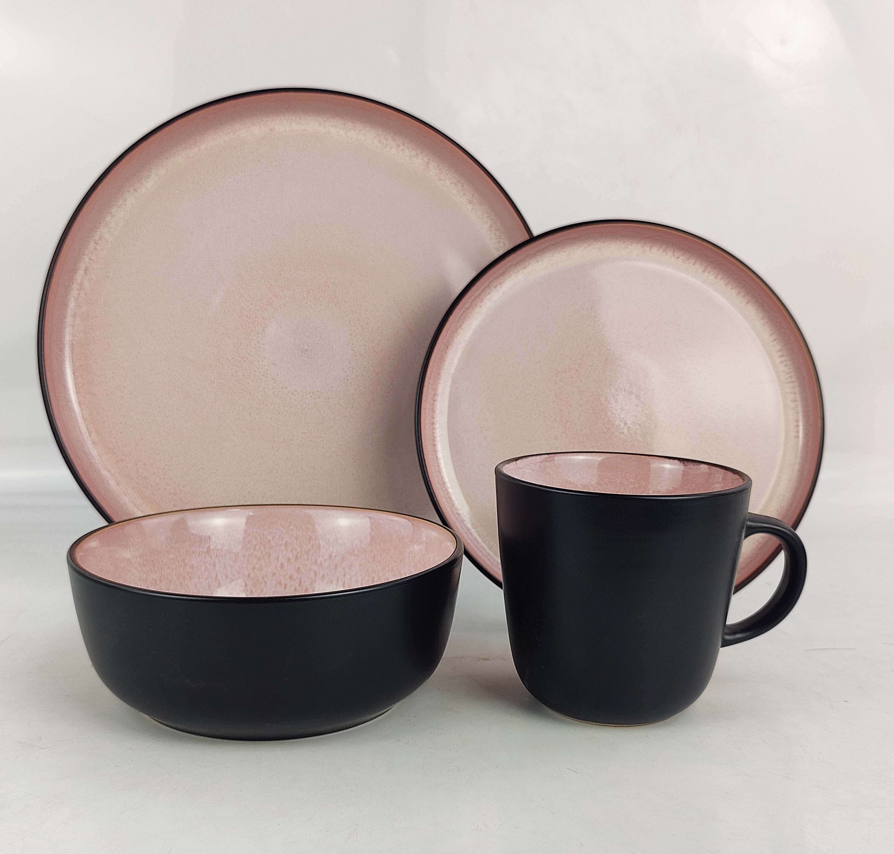 16PCS   STONEWARE   DINNER   SET