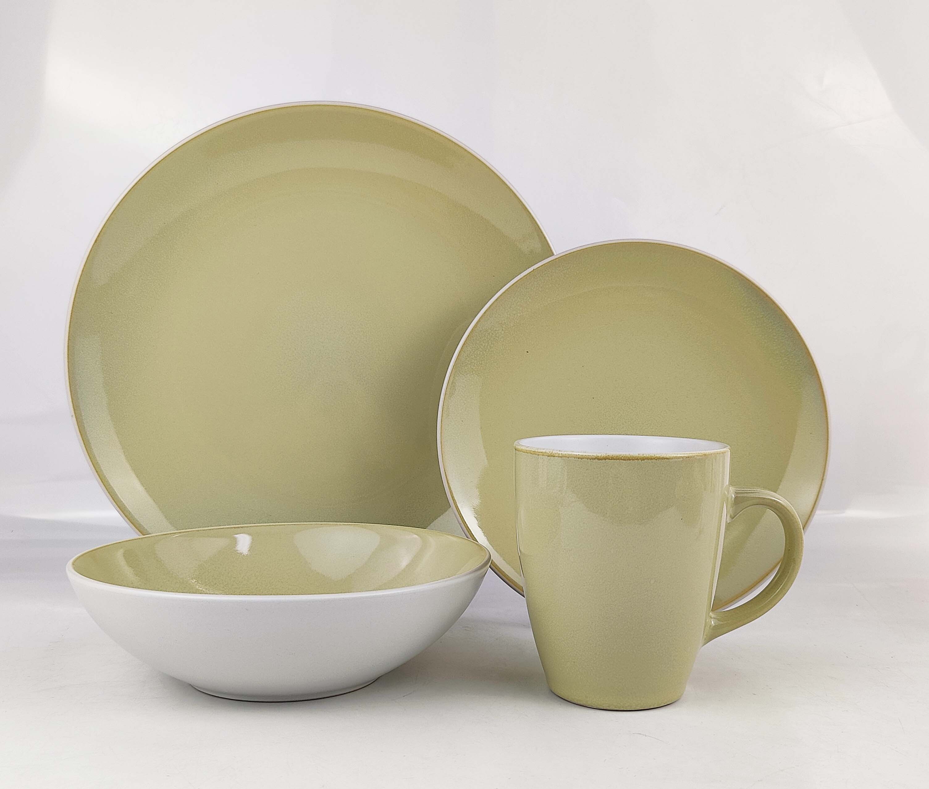 16PCS   STONEWARE   DINNER   SET