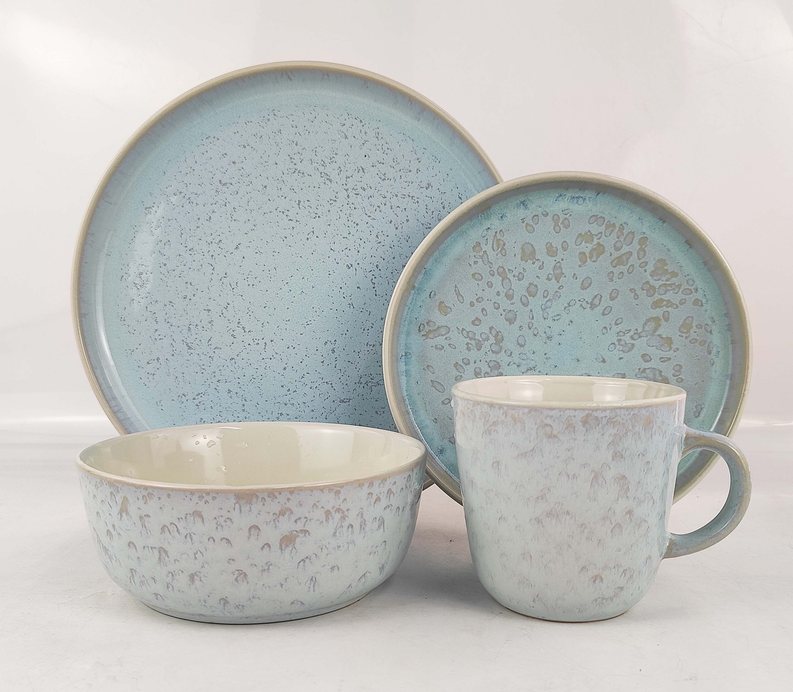 16PCS   STONEWARE   DINNER   SET