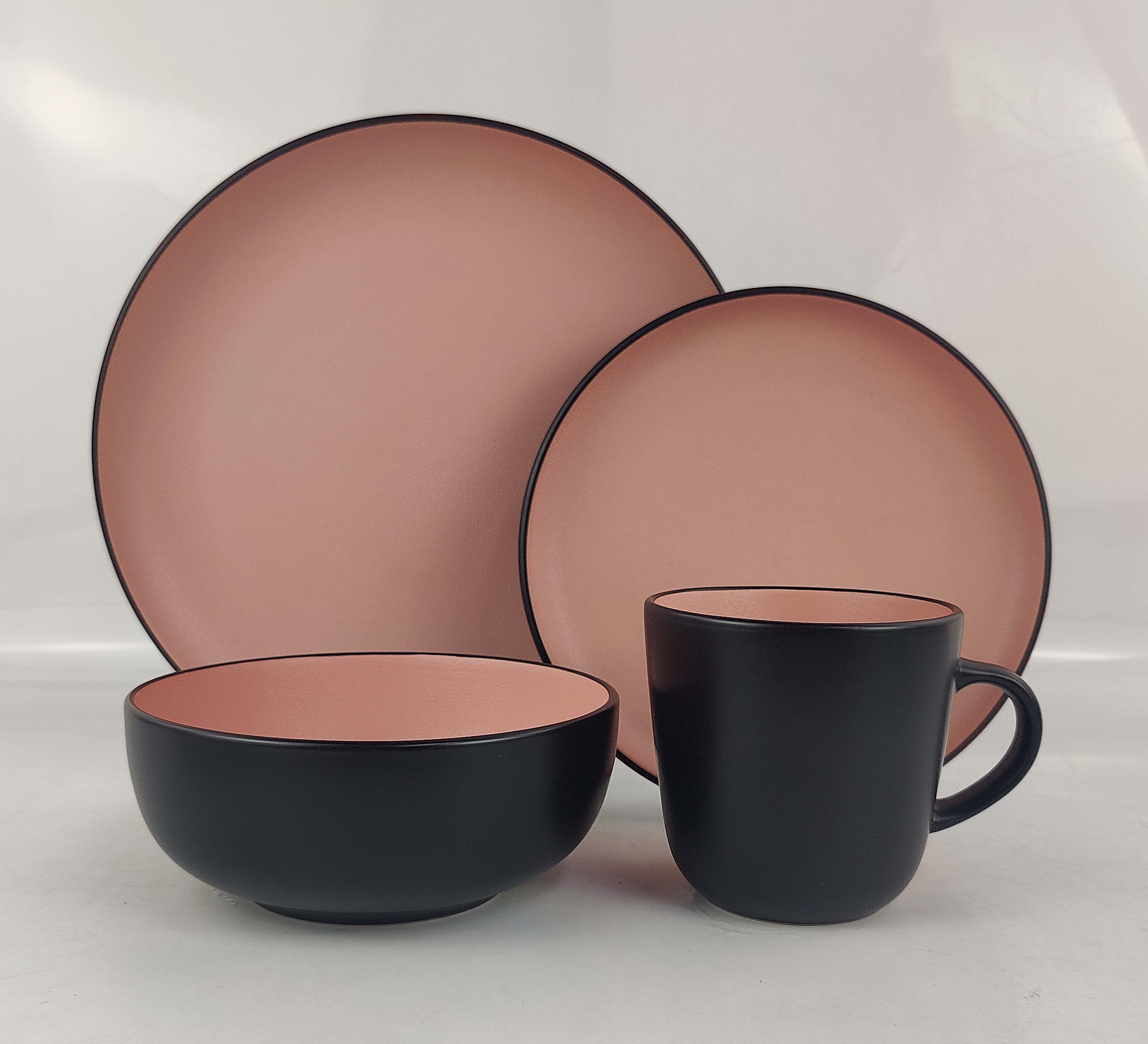 16PCS   STONEWARE   DINNER   SET