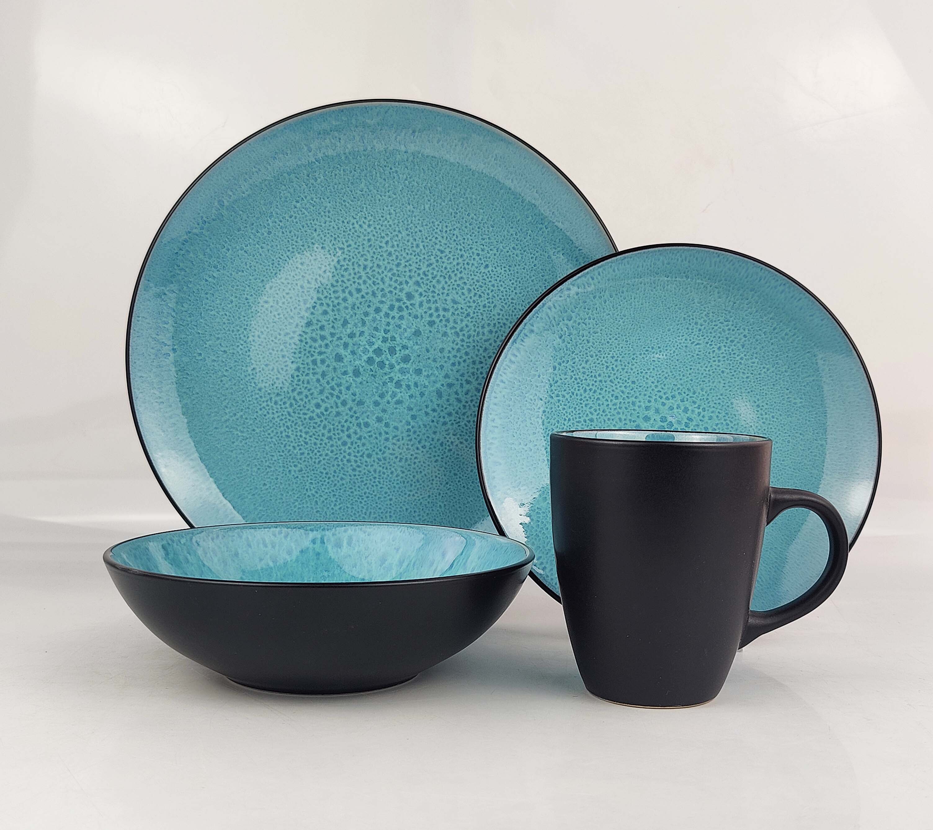 16PCS   STONEWARE   DINNER   SET