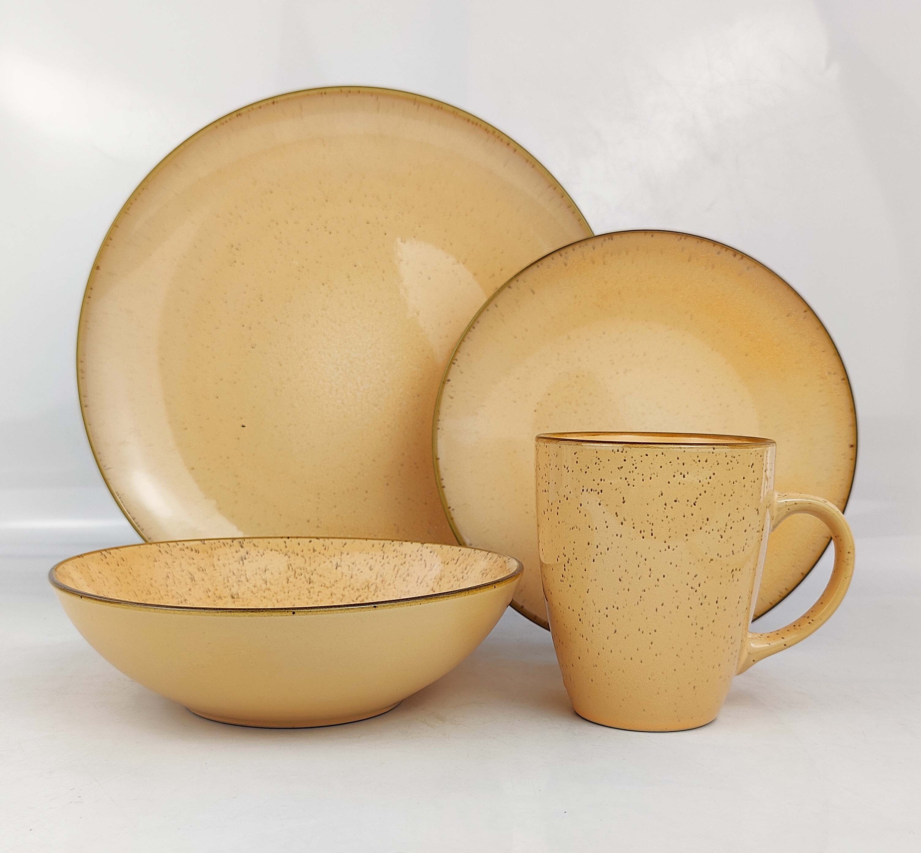 16PCS   STONEWARE   DINNER   SET