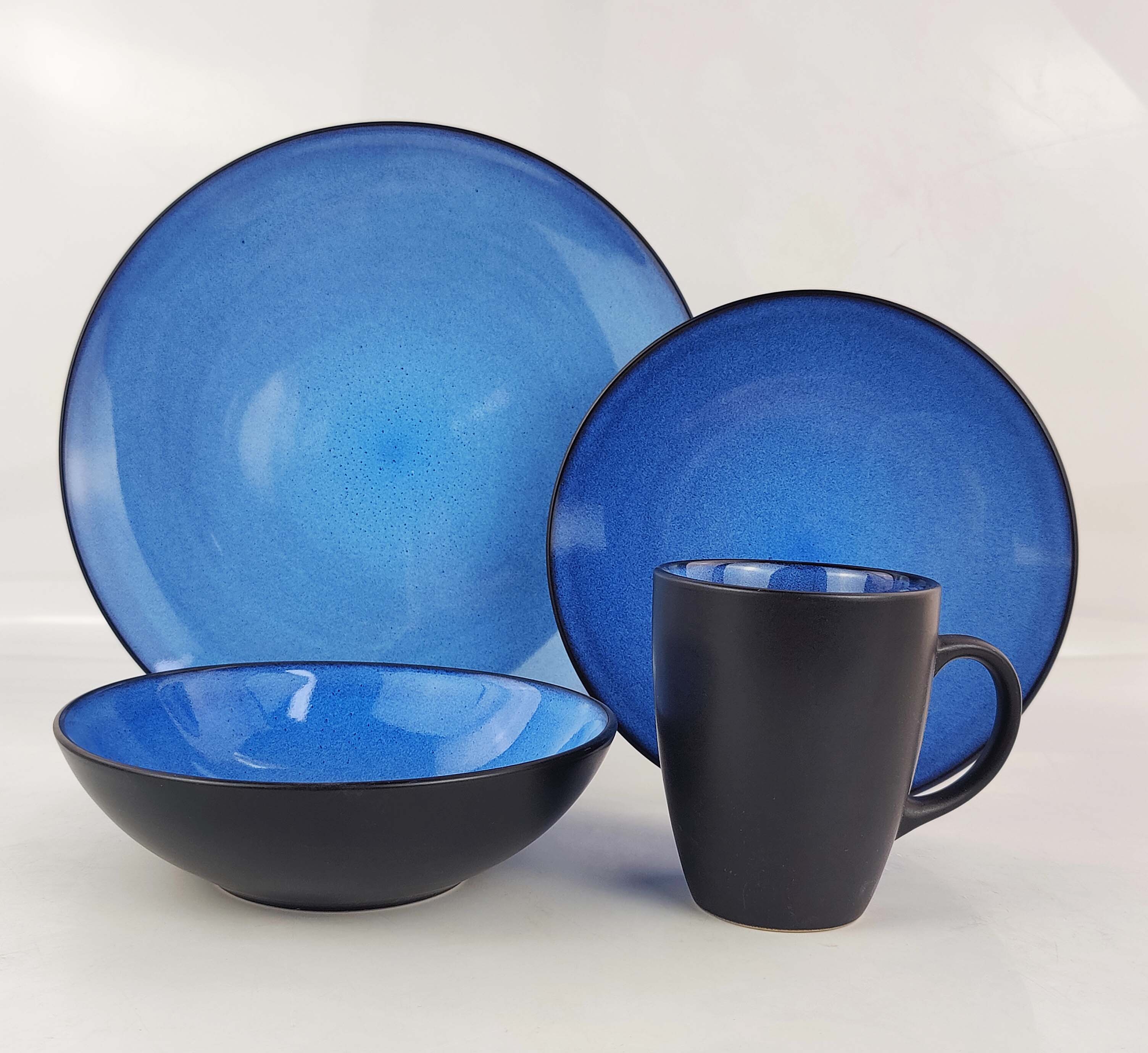 16PCS   STONEWARE   DINNER   SET