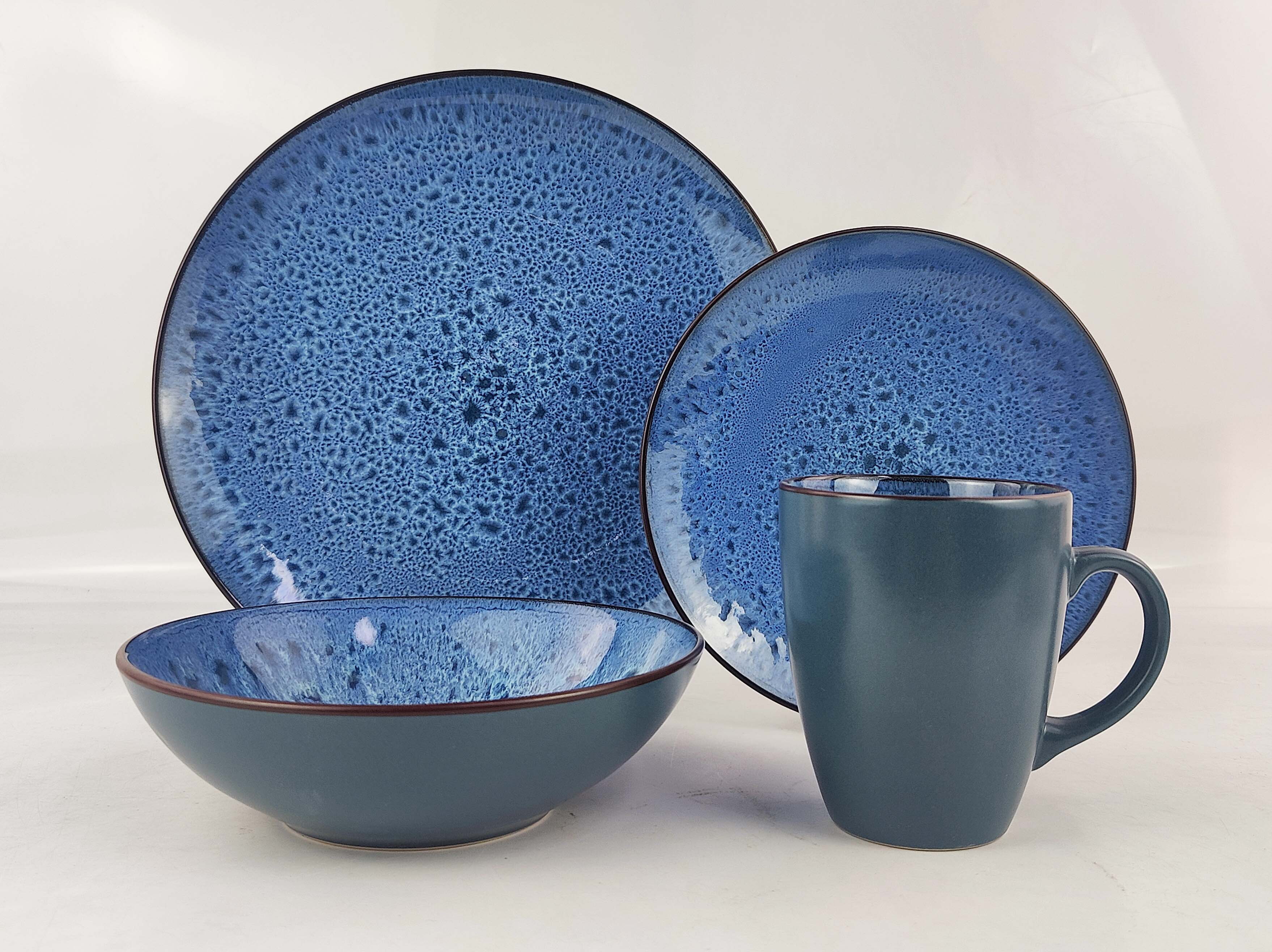 16PCS   STONEWARE   DINNER   SET