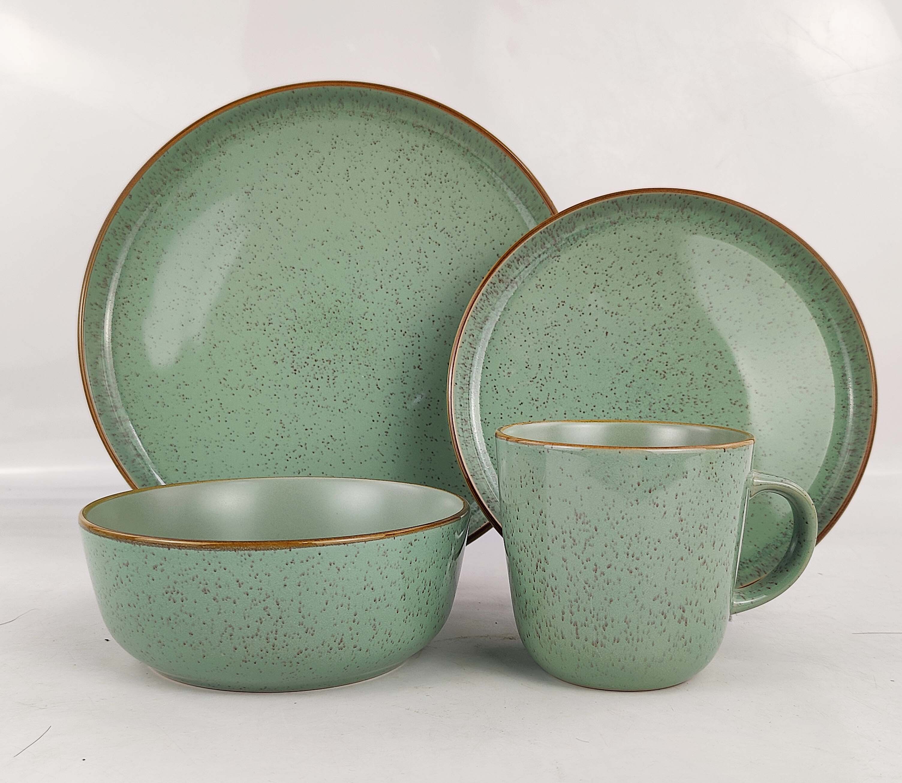 16PCS   STONEWARE   DINNER   SET
