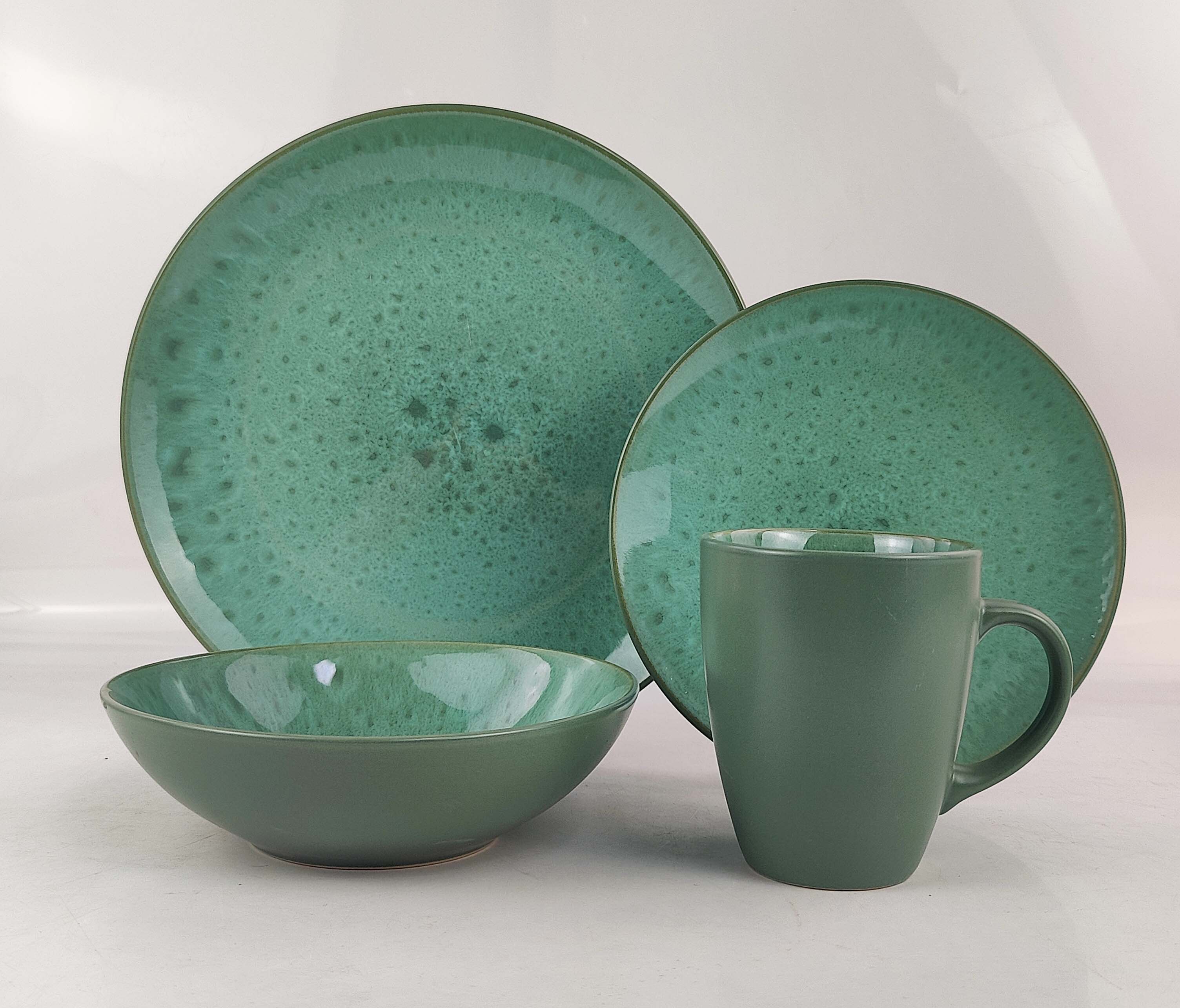 16PCS   STONEWARE   DINNER   SET