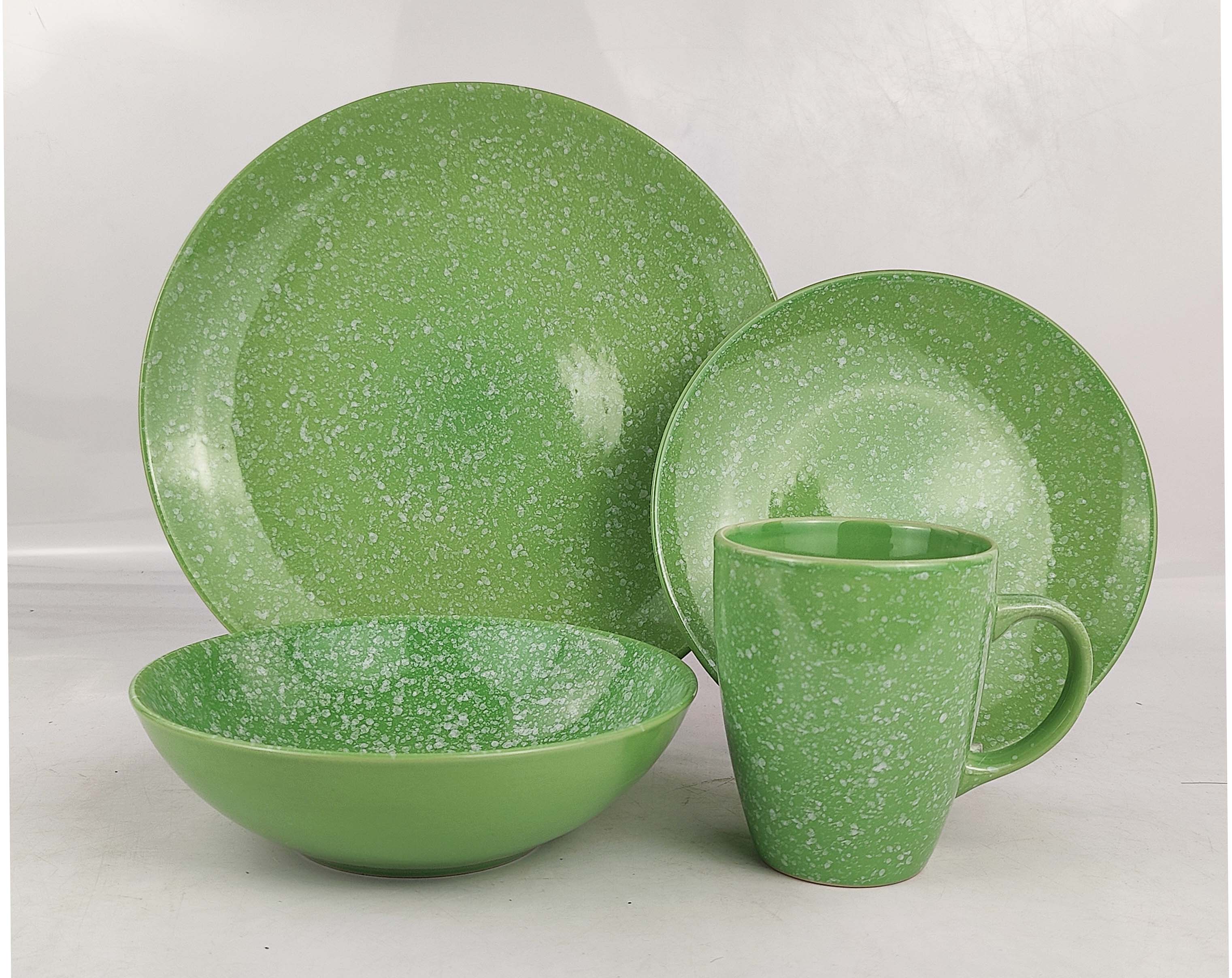 16PCS   STONEWARE   DINNER   SET