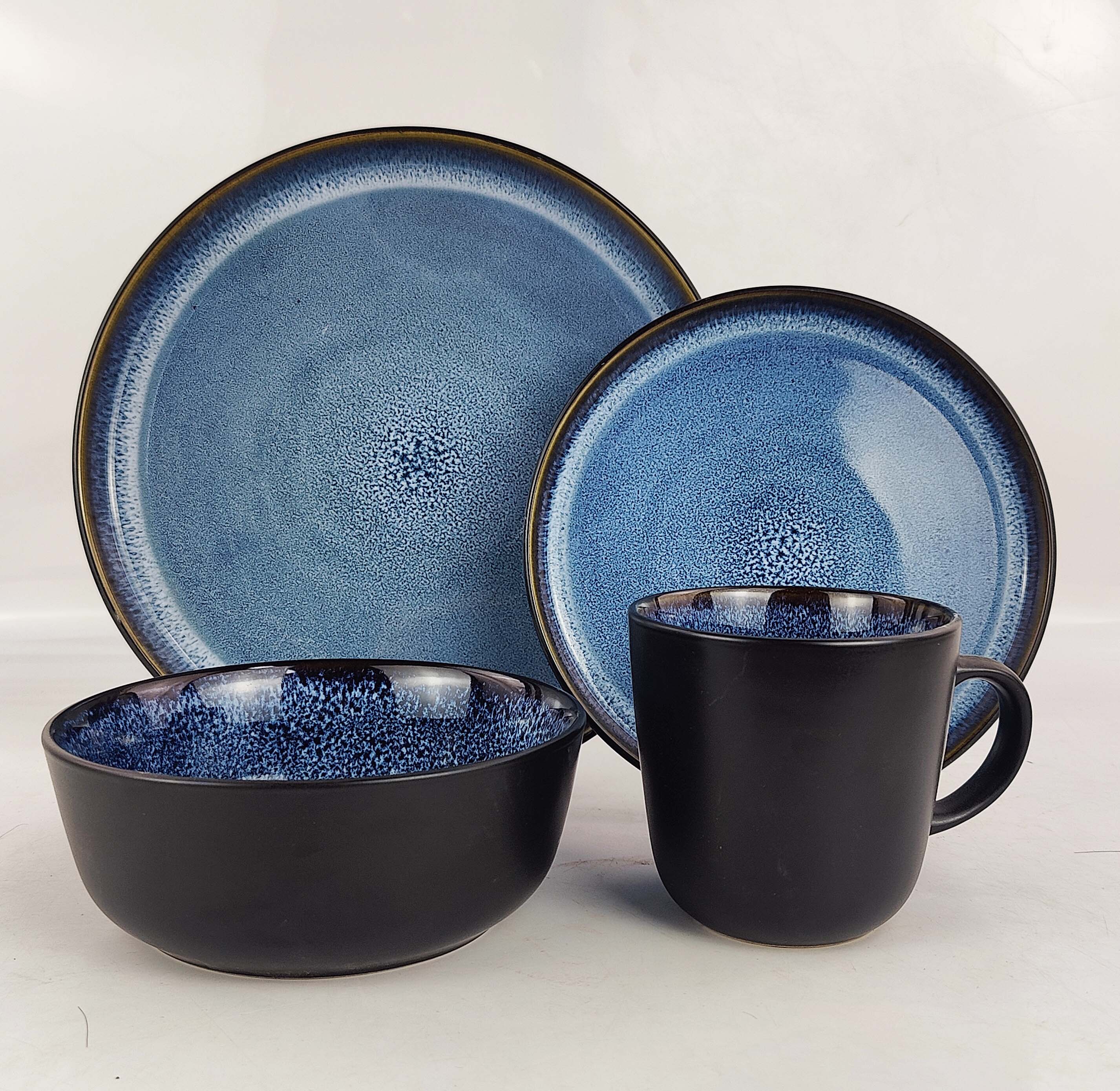 16PCS   STONEWARE   DINNER   SET