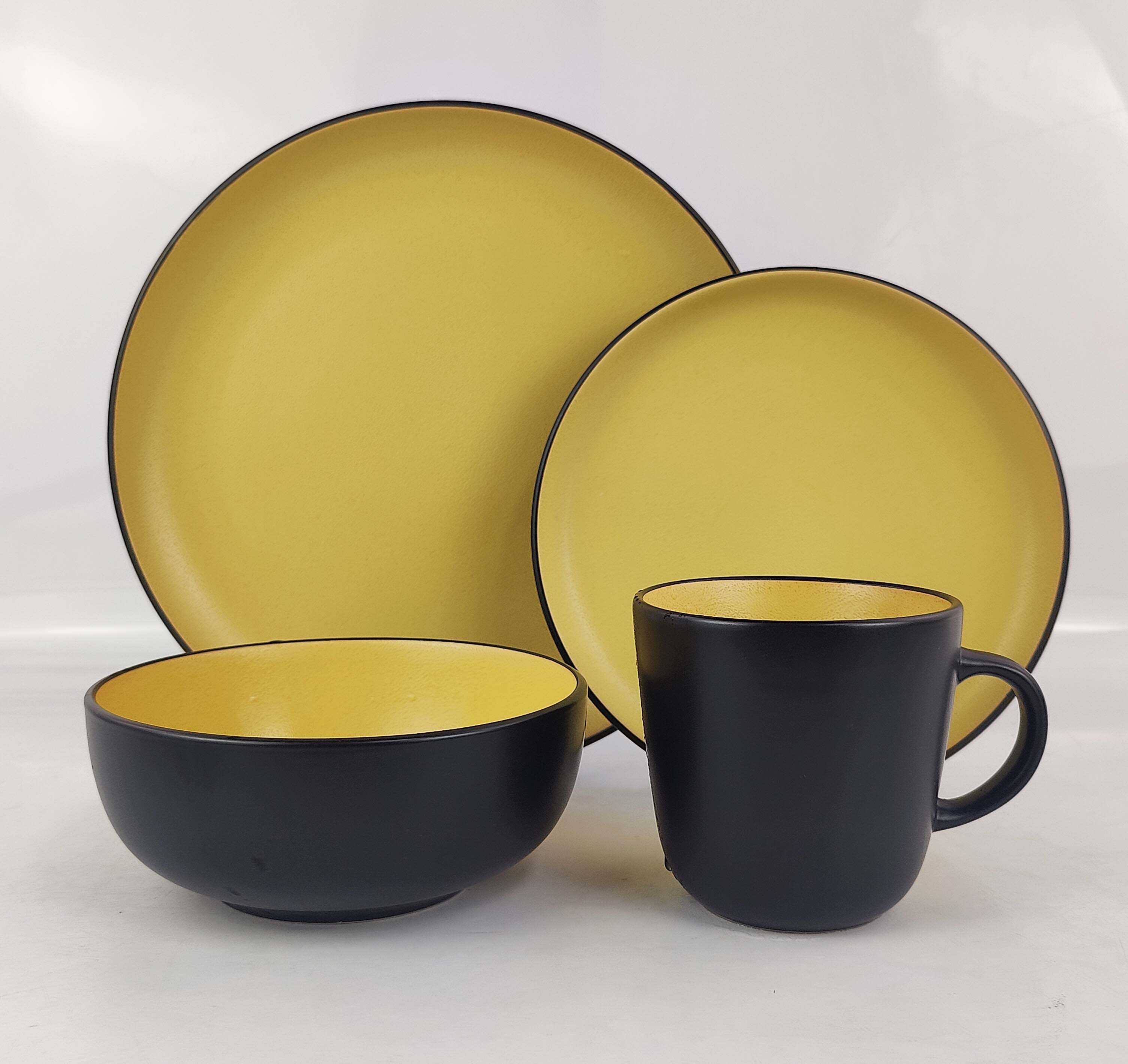 16PCS   STONEWARE   DINNER   SET