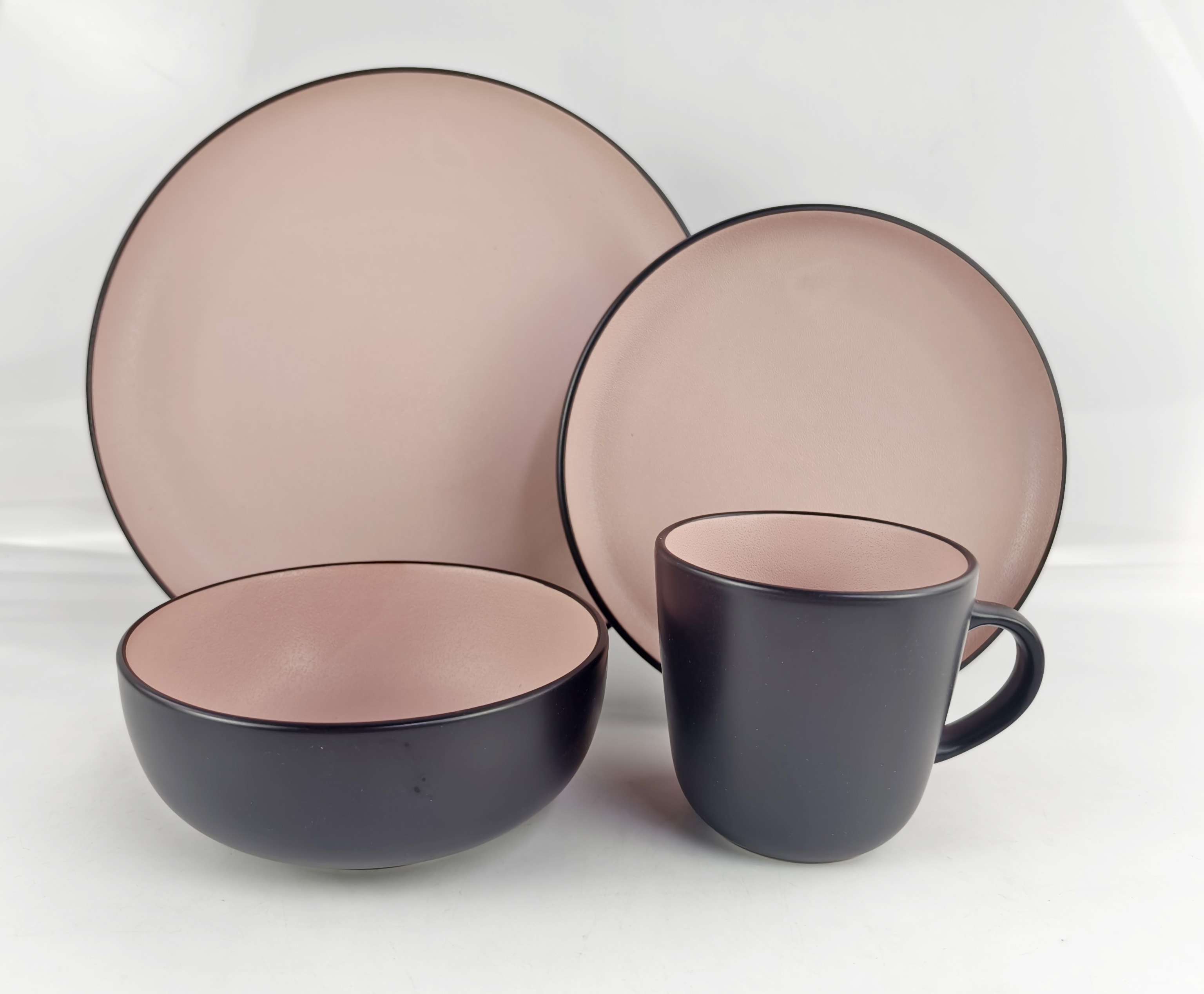 16PCS   STONEWARE   DINNER   SET
