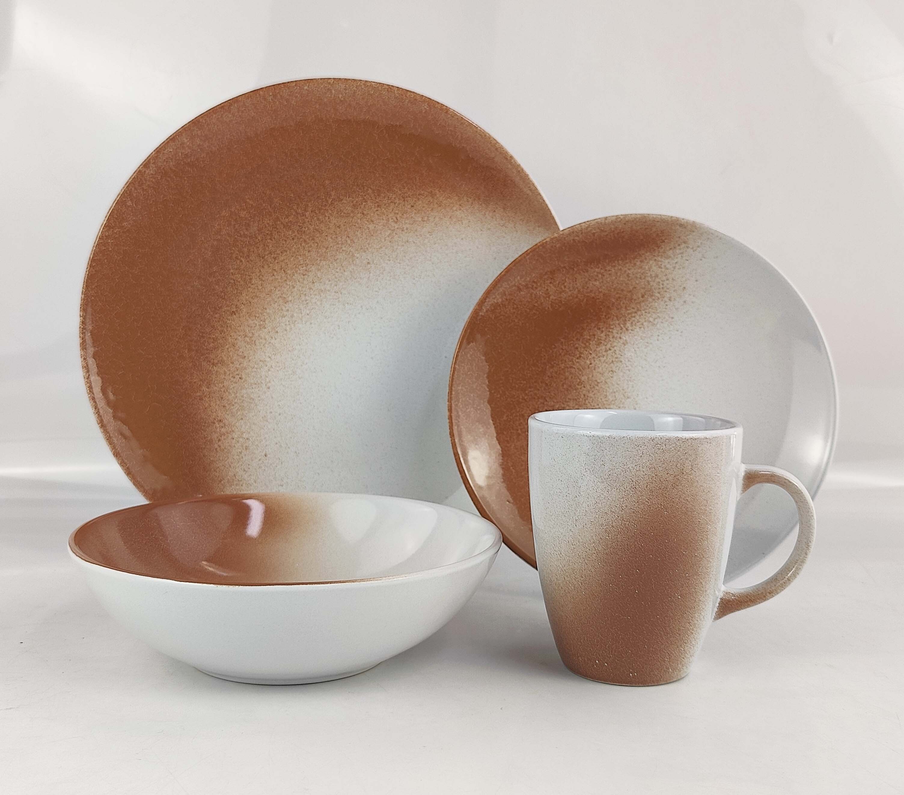 16PCS   STONEWARE   DINNER   SET