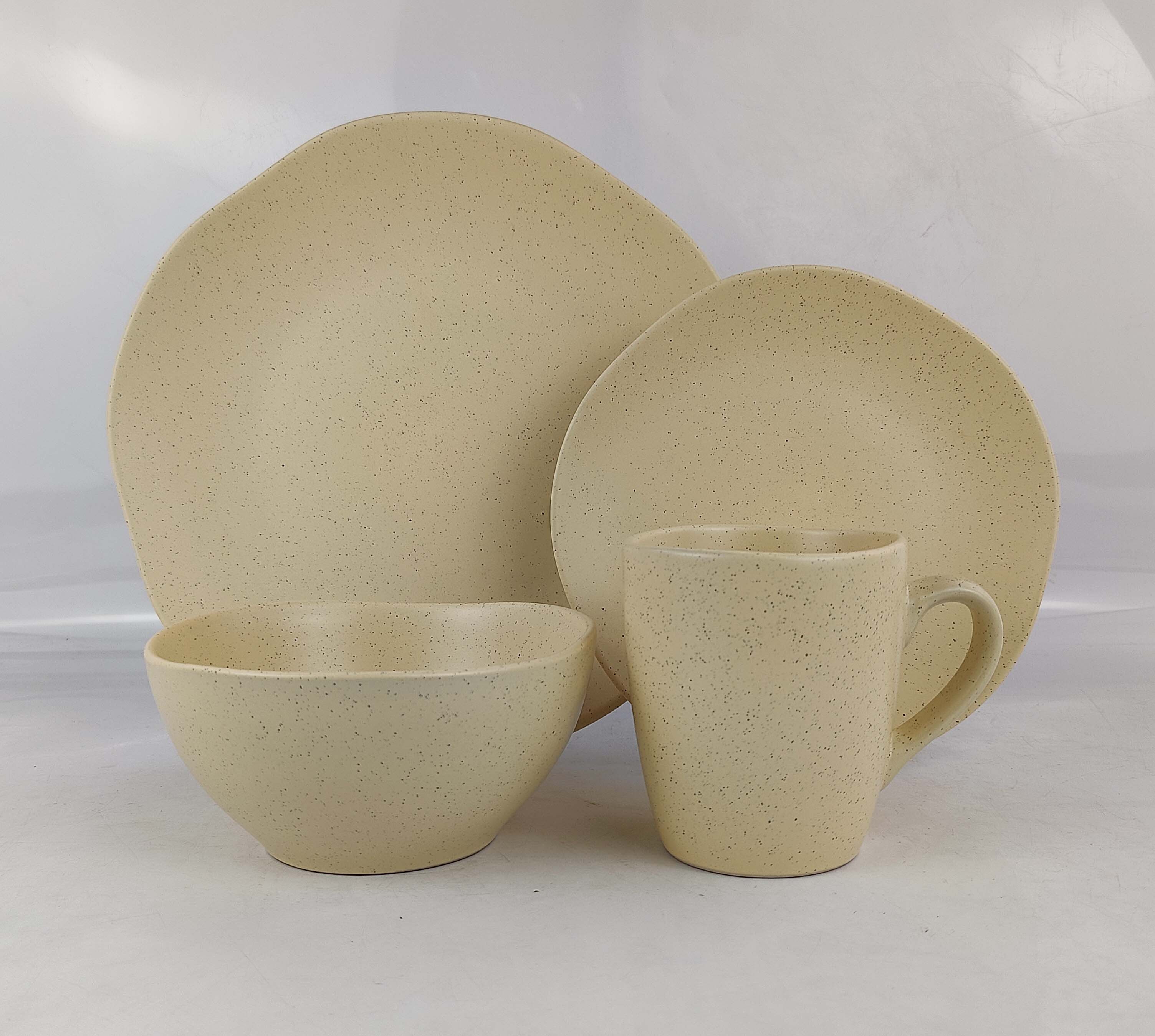 16PCS   STONEWARE   DINNER   SET