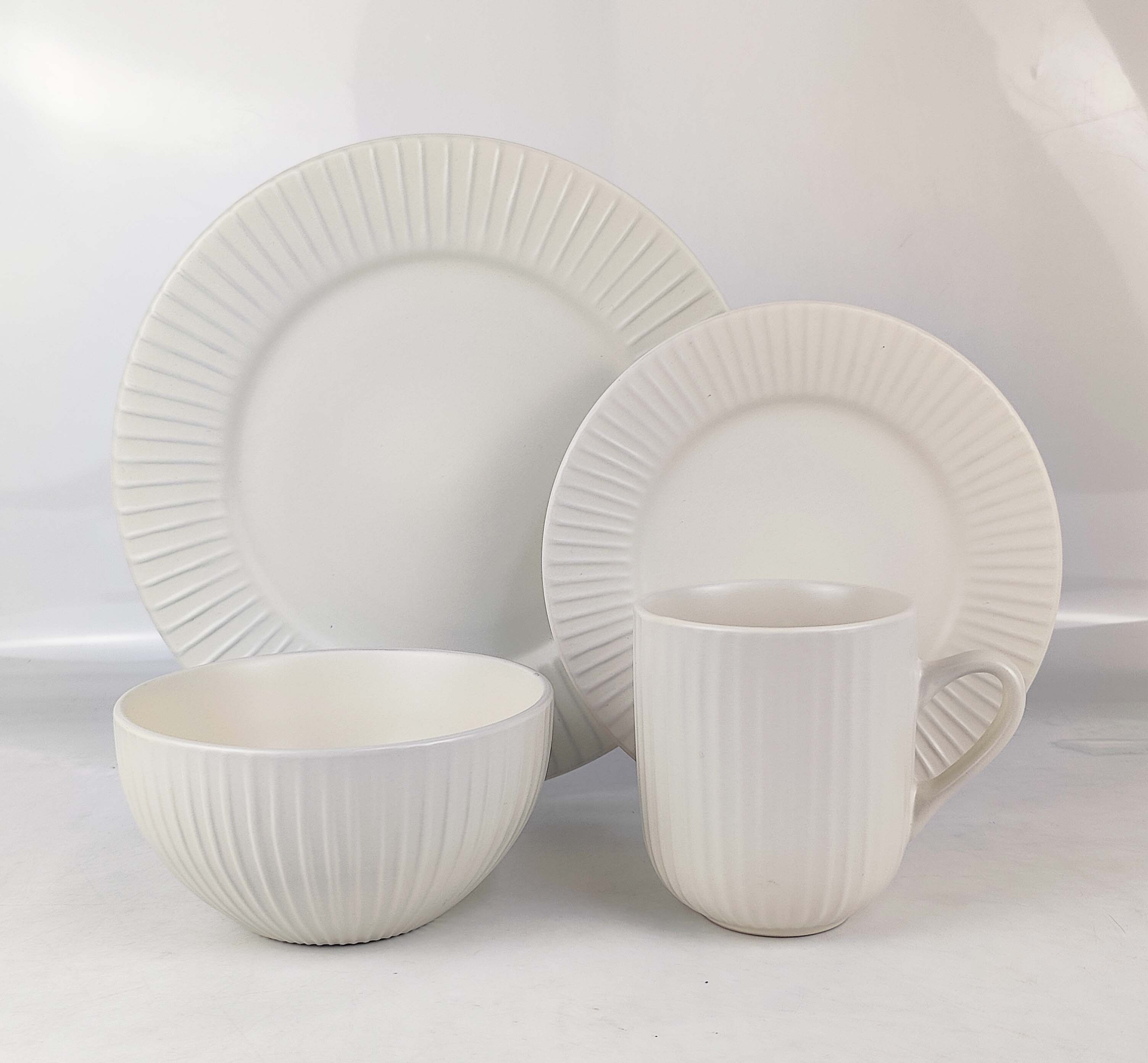 16PCS   STONEWARE   DINNER   SET