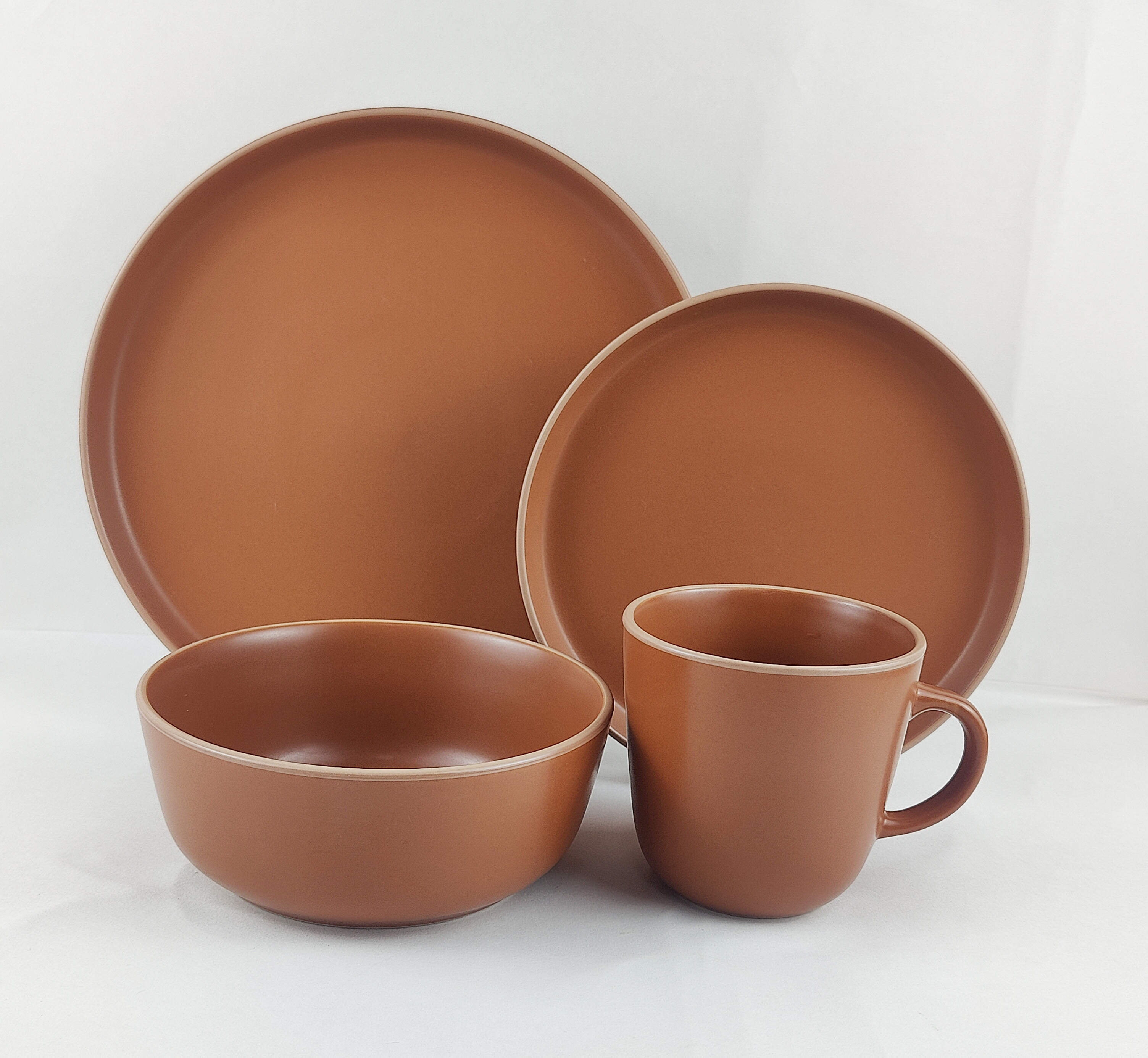 16PCS   STONEWARE   DINNER   SET