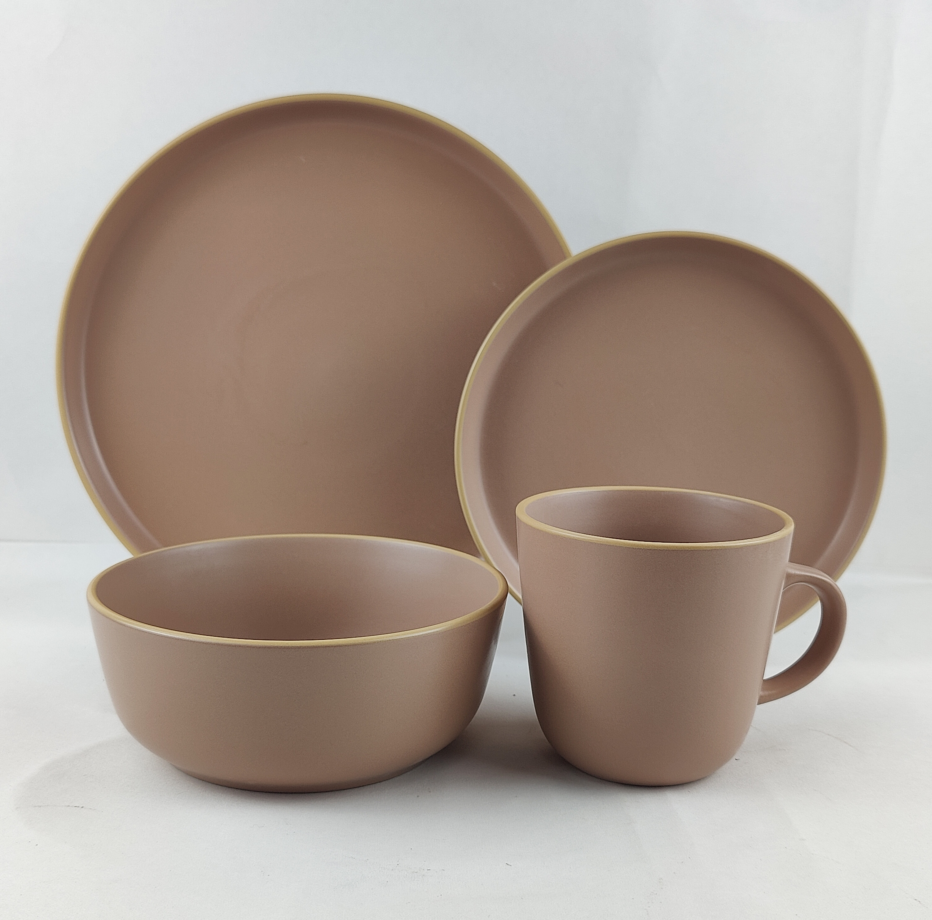 16PCS   STONEWARE   DINNER   SET