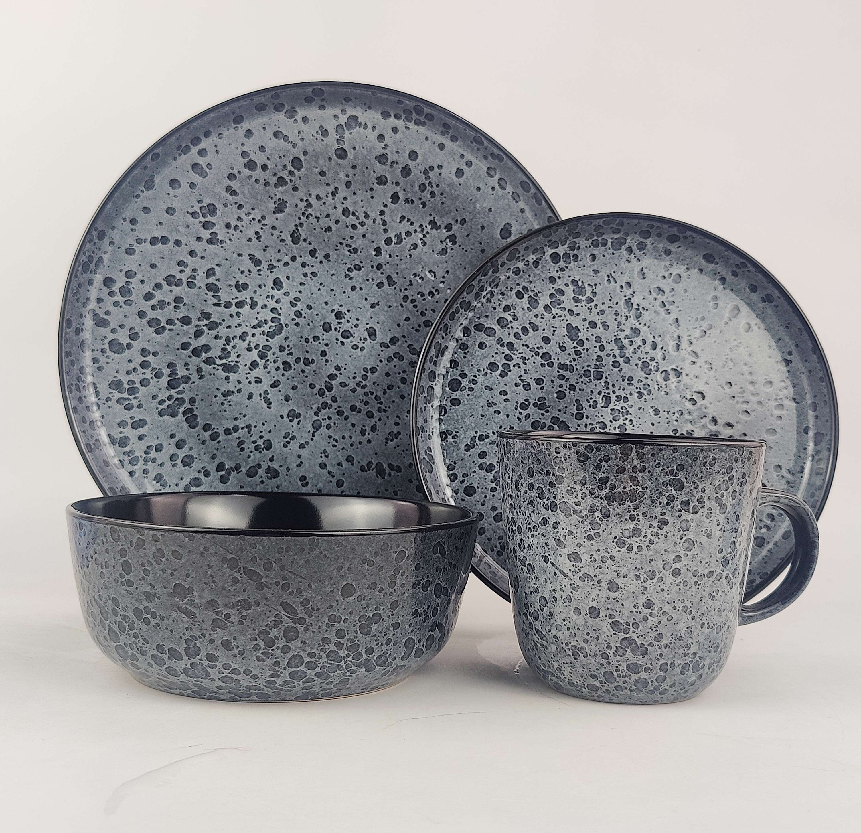 16PCS   STONEWARE   DINNER   SET