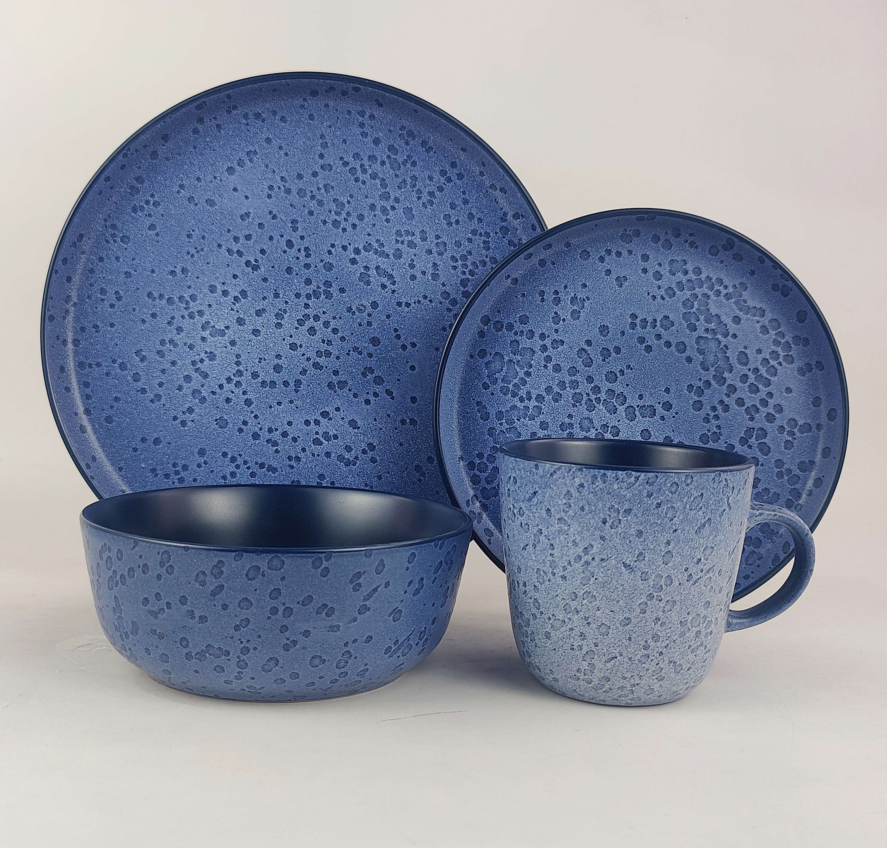16PCS   STONEWARE   DINNER   SET