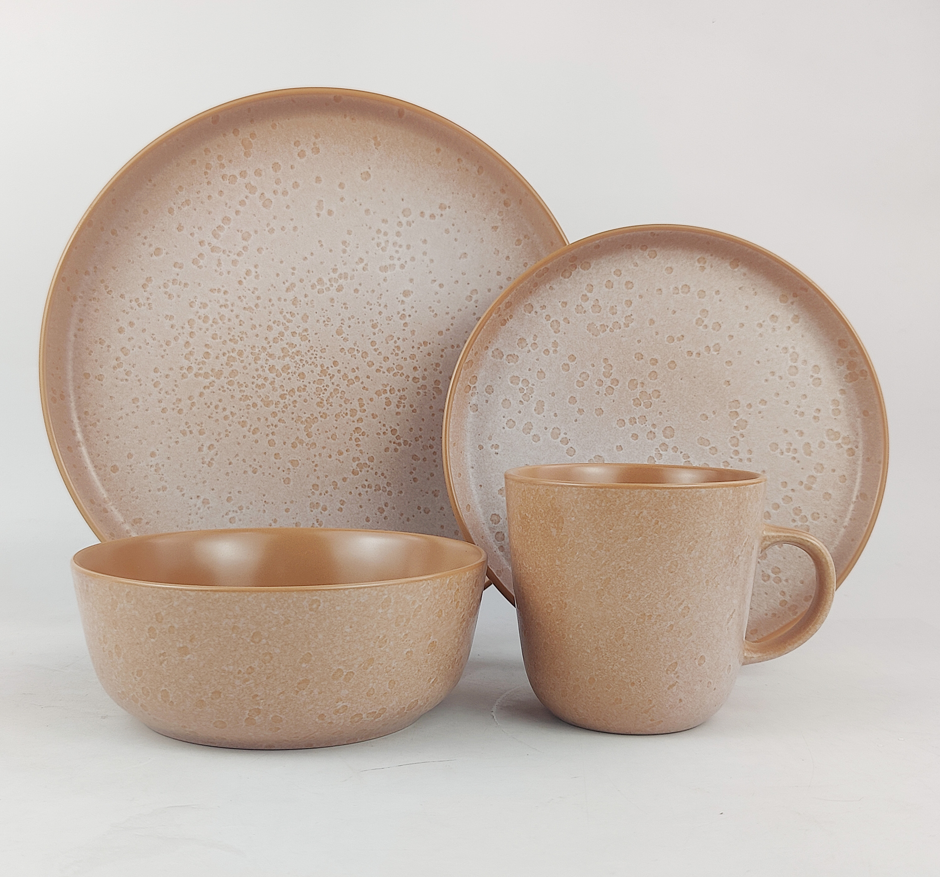16PCS   STONEWARE   DINNER   SET