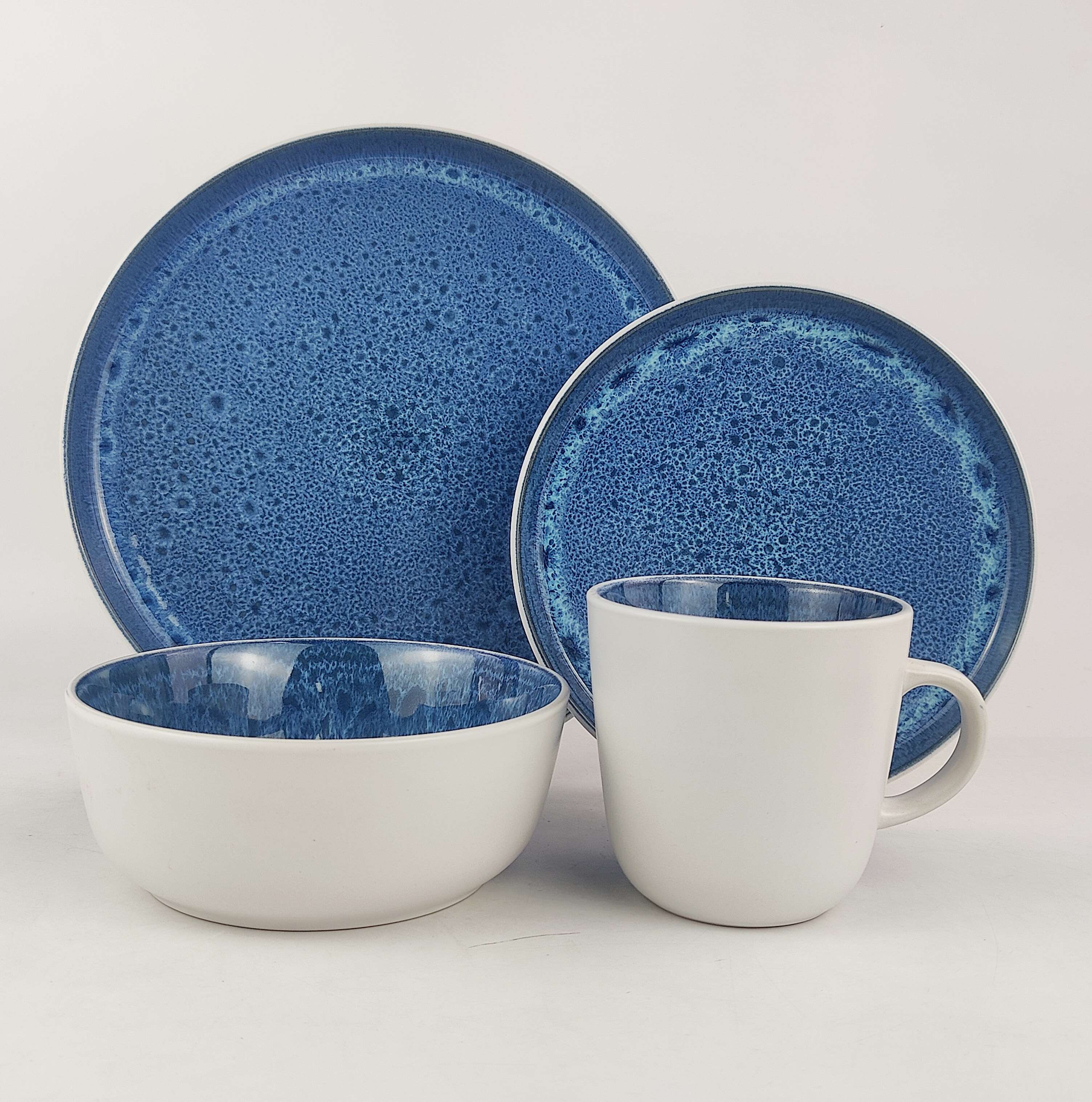16PCS   STONEWARE   DINNER   SET
