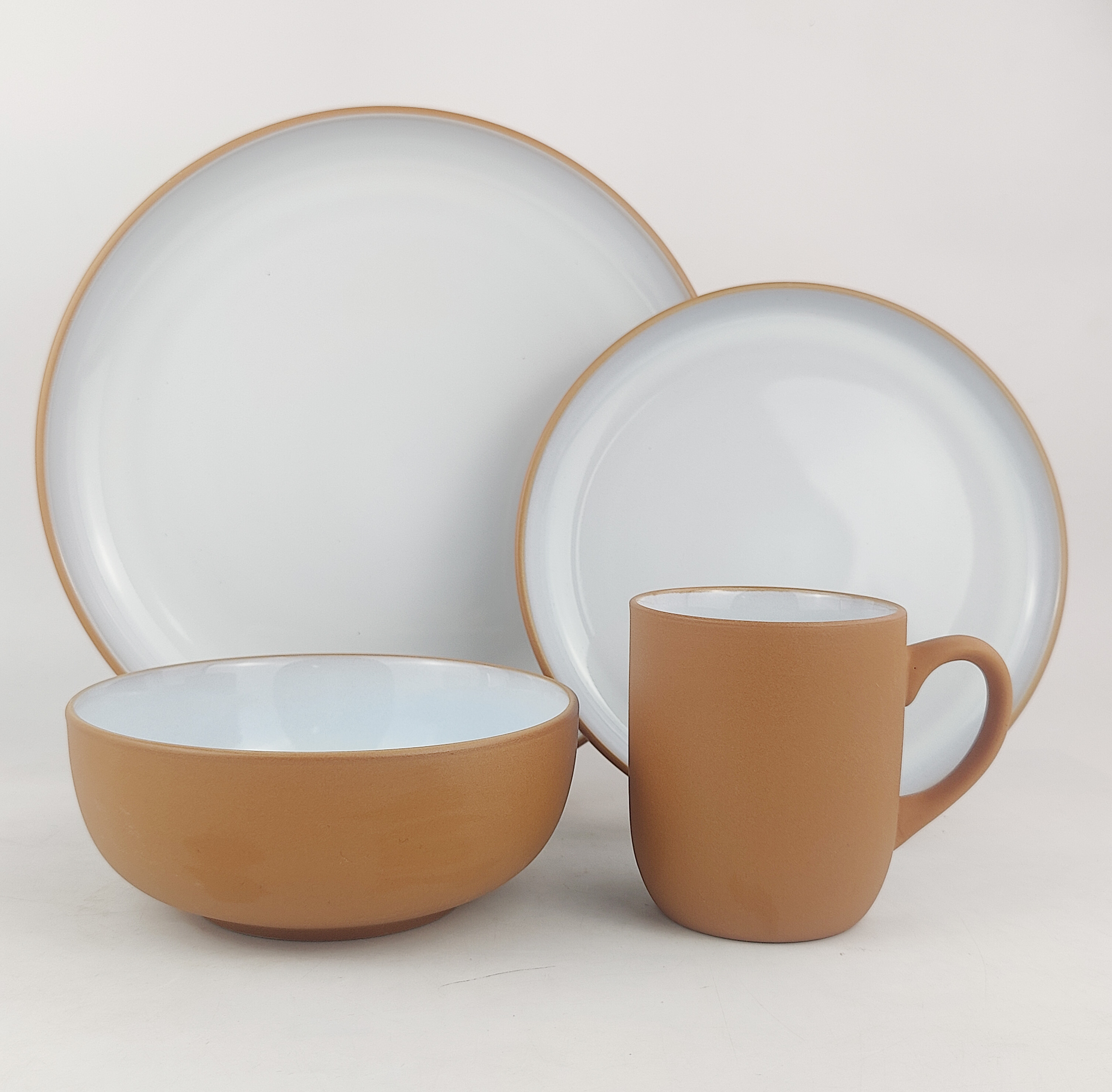16PCS   STONEWARE   DINNER   SET