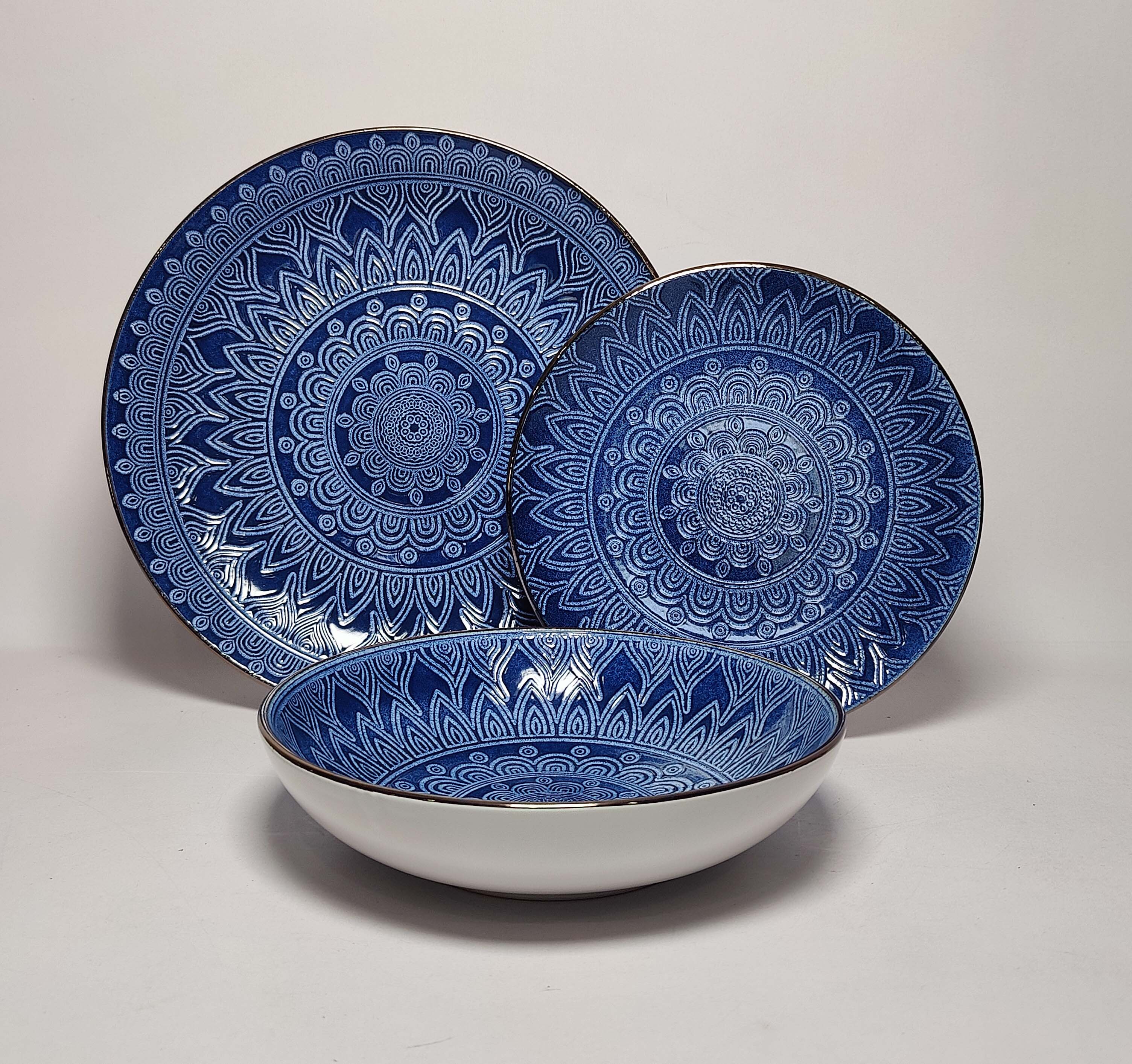 16PCS   STONEWARE   DINNER   SET