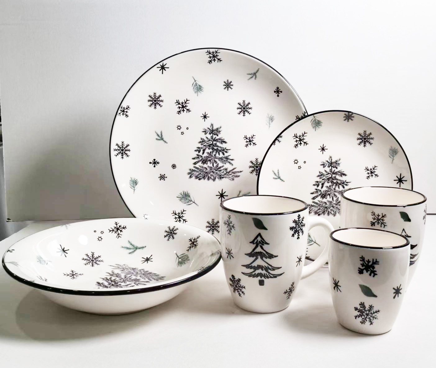 STONEWARE   DINNER   SET