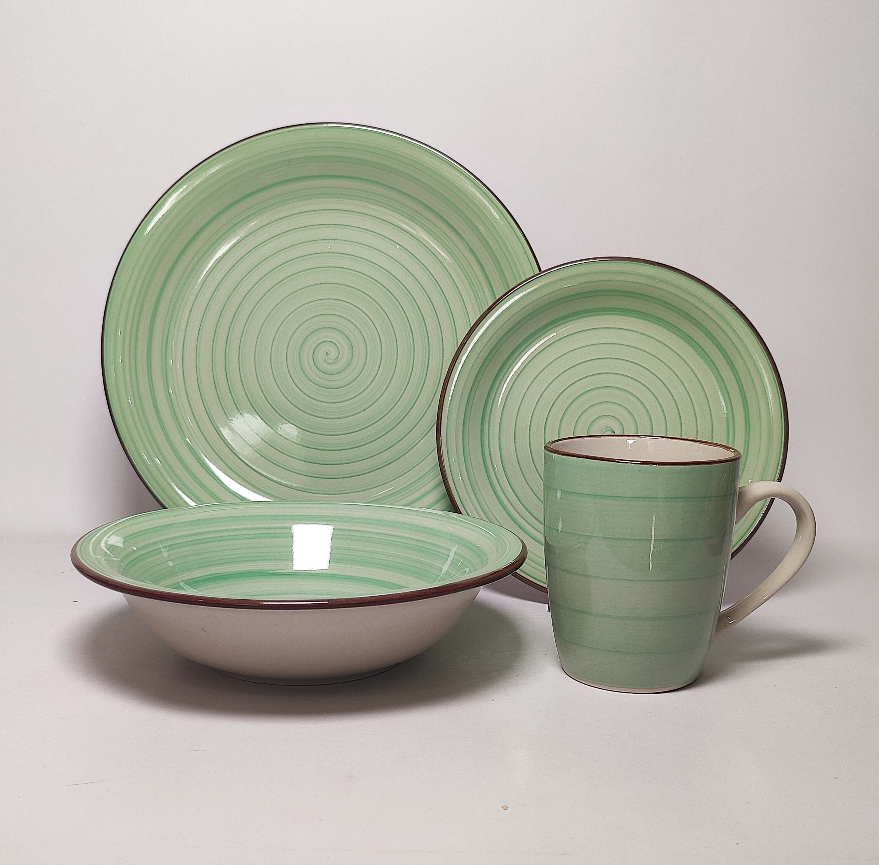 16PCS   STONEWARE   DINNER   SET